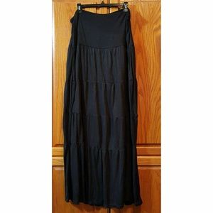 INTROSPECT - TIERED BOHEMIAN STRAPLESS DRESS